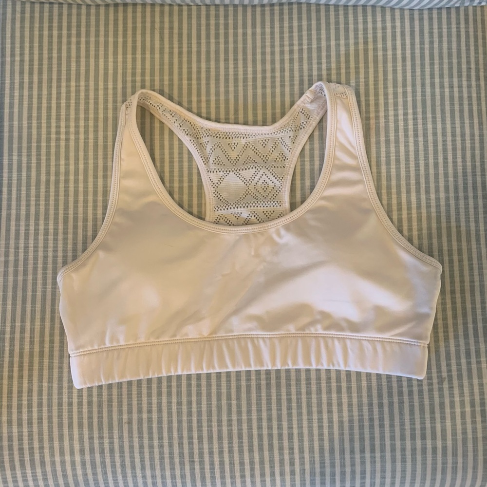 Baby pale pink ZYIA size large sports bra